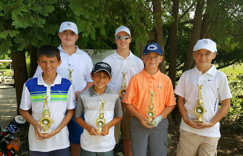 Junior Club Championship 2016 <br /> (left to right) Oliver Watson, Mario Hickey, Ike Rothman, Austin Edwards, Shawn Flaherty, Justin Tullo