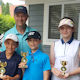 Junior Golf Academy 2017<br />Session 1 - Final Day Tournament<br />Champions - The Eagle Eyes<br />Griffin Landrum, Gabriella Rado, Ike Rothman