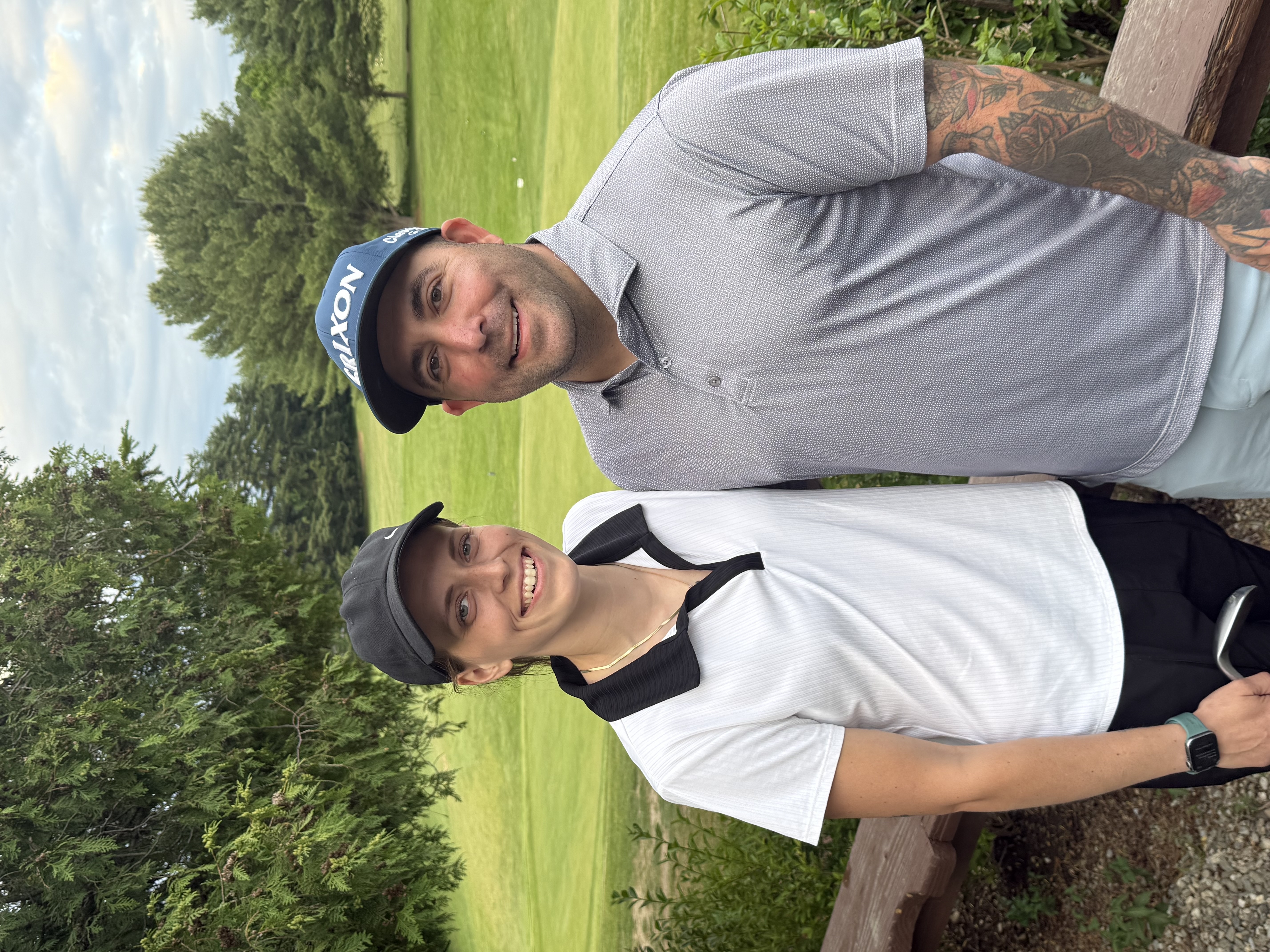 Couples Event winners Danielle and Barry 